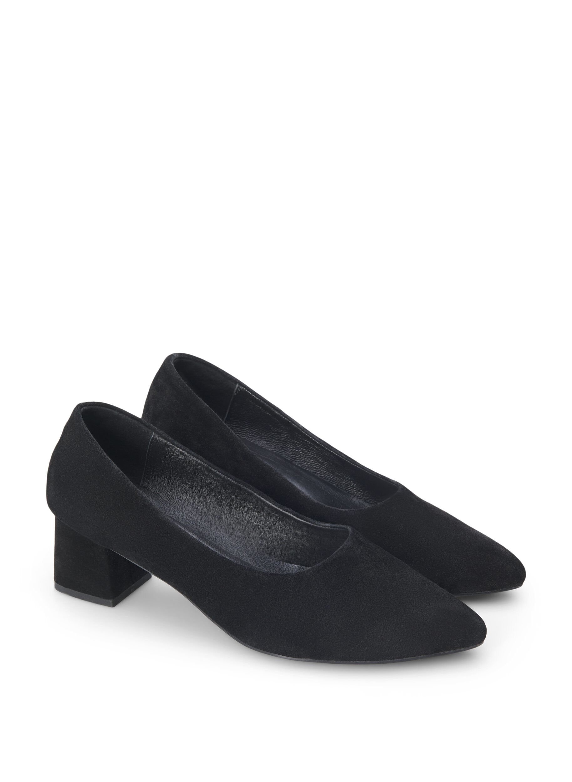 Wide fit - Pump i ruskind