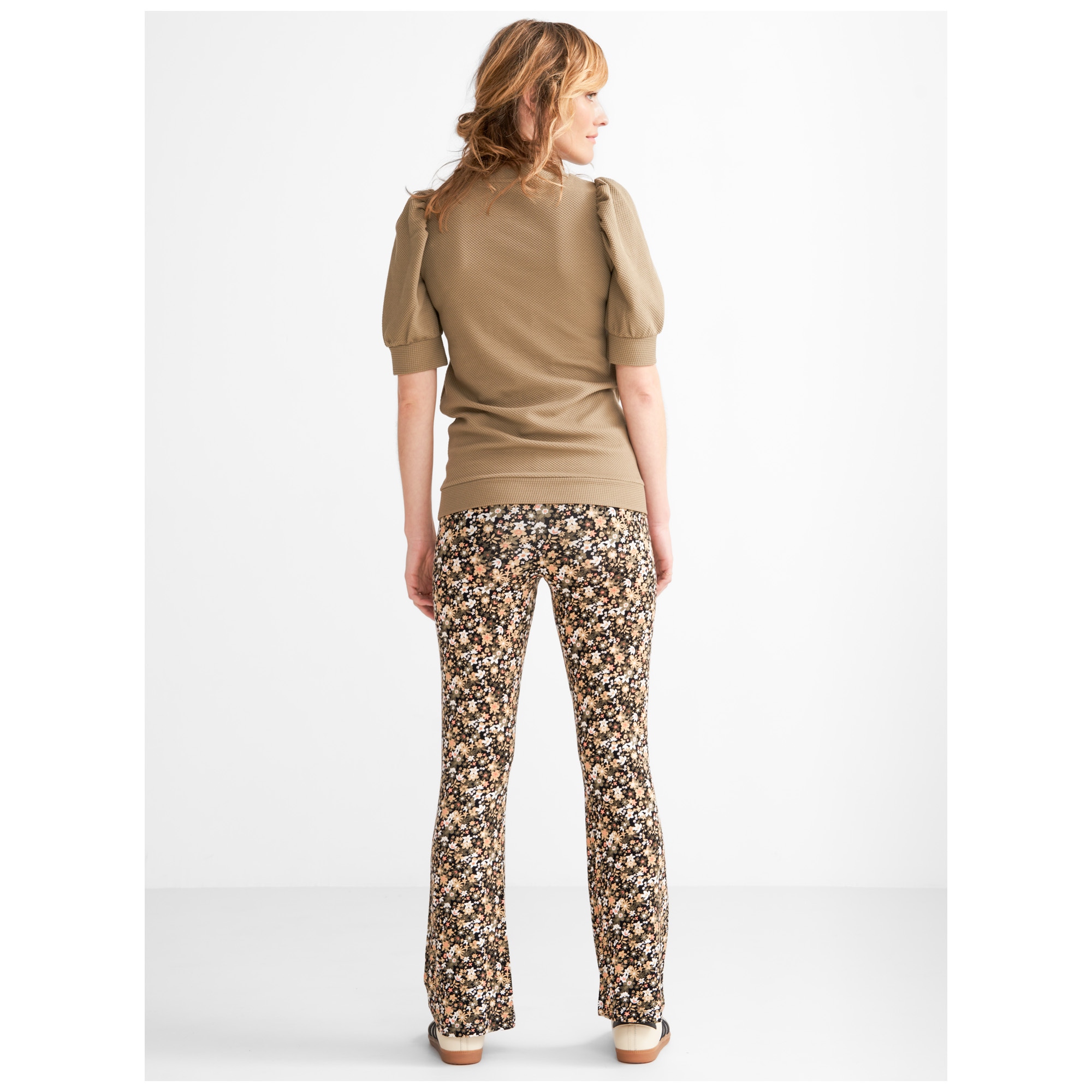 Prénatal zwangerschapsbroek lang bloemen multi