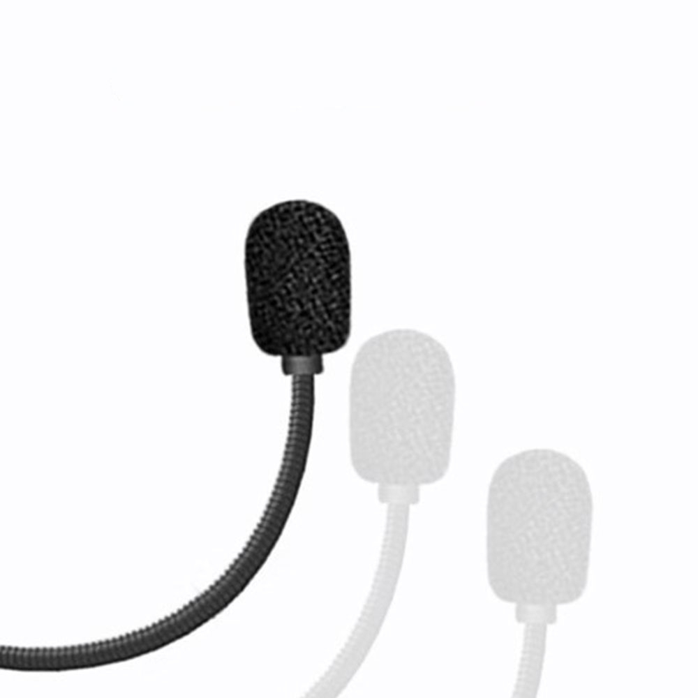 (1.5m) 3.5mm Klinke (m) auf (m) Audio Stecker Stereo AUX geflochtenes Kabel mit Mikrofon und Lautstärkeregler - Schwarz