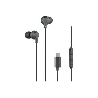 BigBen Kit main libre - Ecouteurs filaire avec micro - intra-auriculaire - prise USB - noir