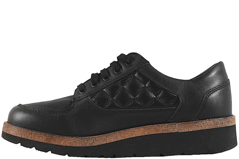 NEW FEET SKO I SORT GLAT SKIND