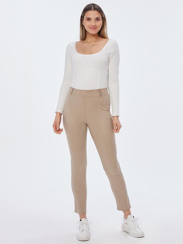 Hose Chloé Velourslederoptik