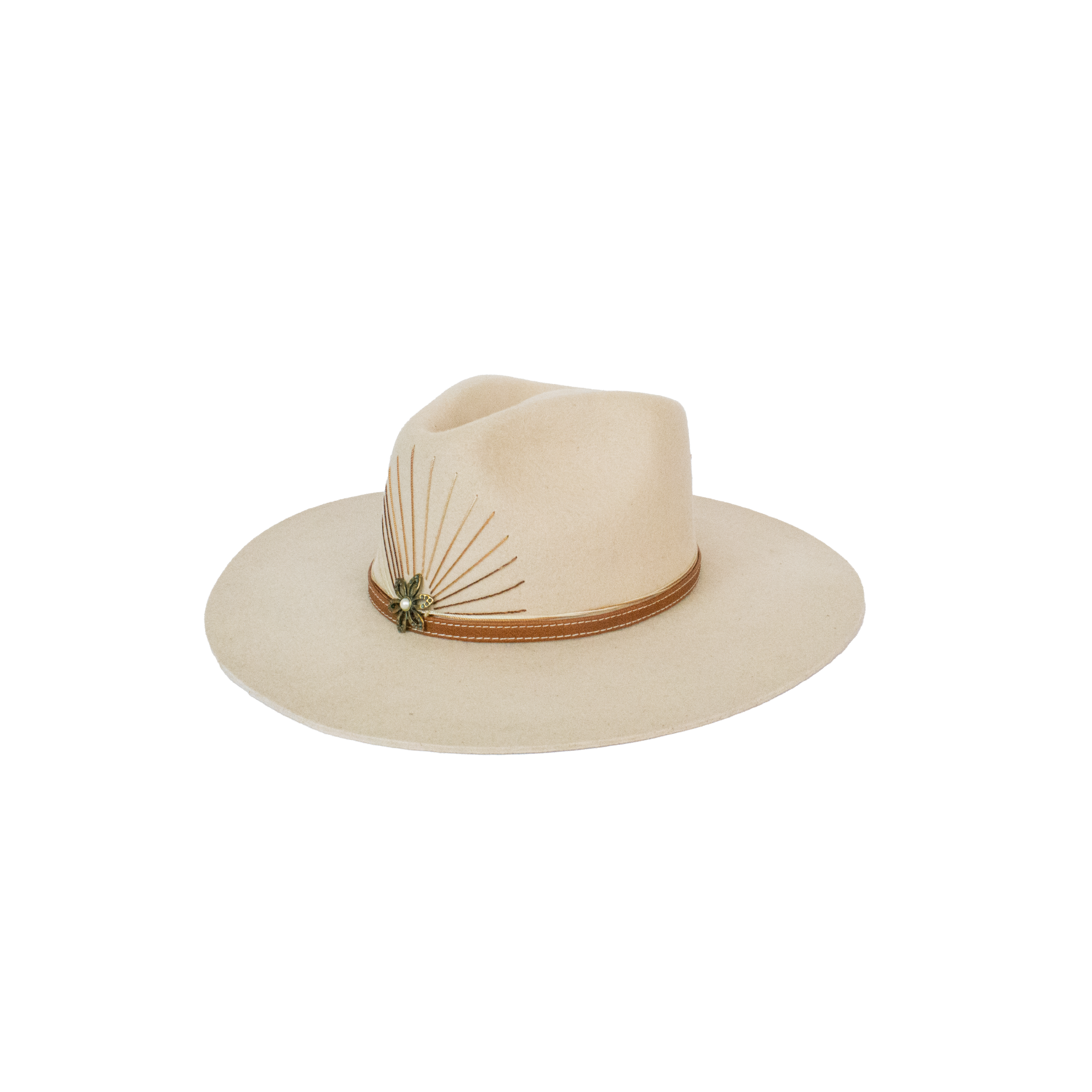 Chapeau de cowboy orné