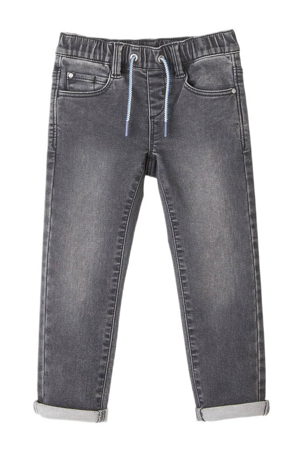 s.Oliver slim fit jog denim grijs