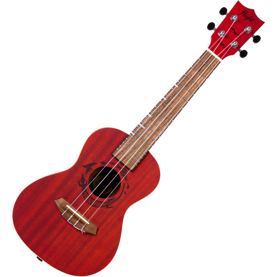 Flight Gemstone Series DUC380 Coral concert ukelele met gigbag
