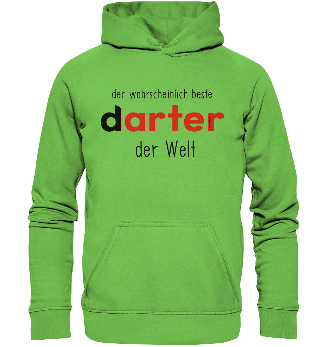DartSturm - Der wahrscheinlich beste darter der Welt Schwarz - Basic Unisex Hoodie