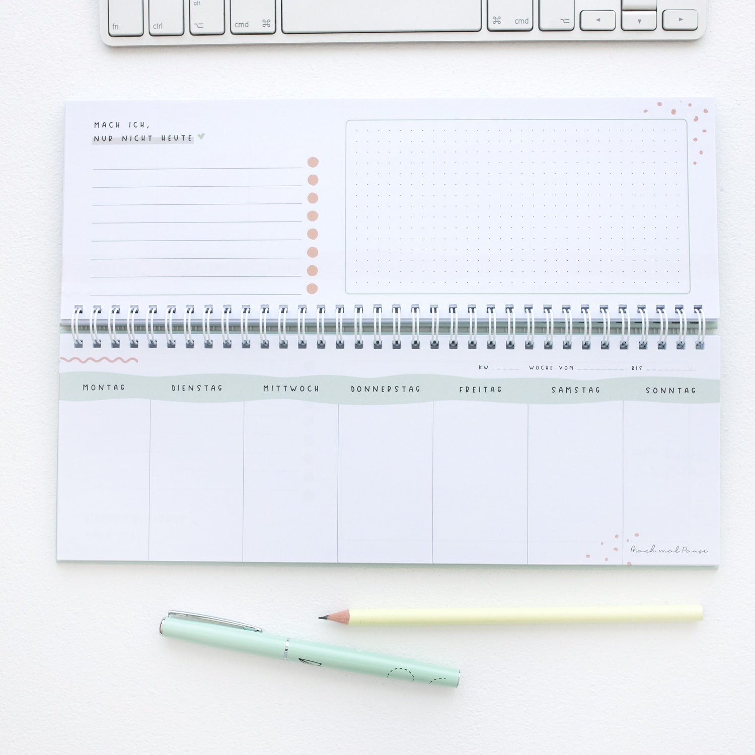 Tischkalender „Let’s start