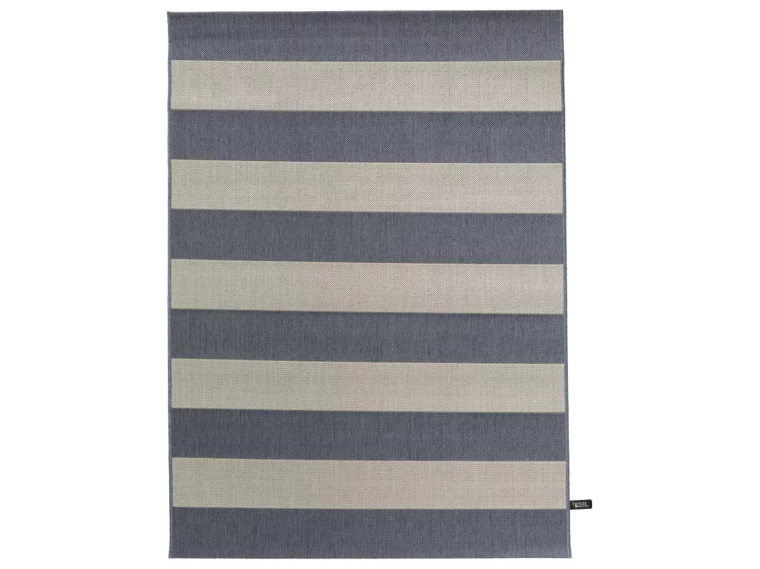 Tapis d'extérieur & intérieur Metro Bleu 140x200 cm