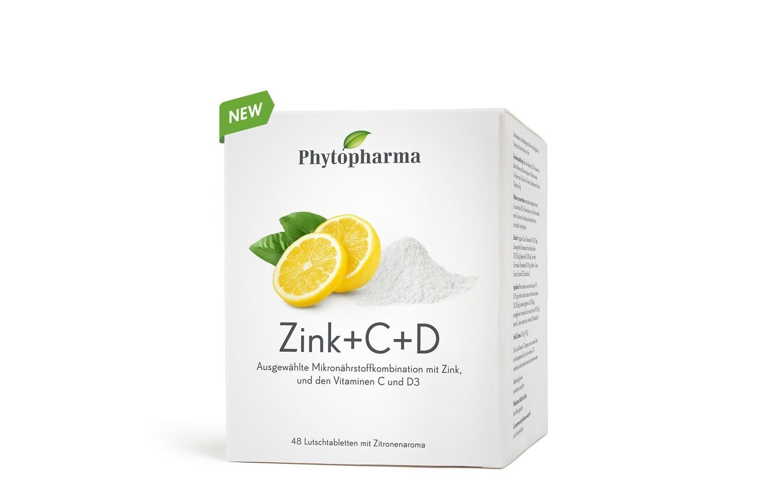 Zink + C + D 48 LutschtablettenNahrungsergänzungsmittel