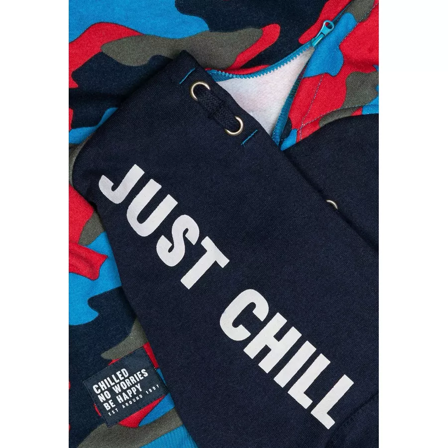 MINOTI Hoodie BlauRot