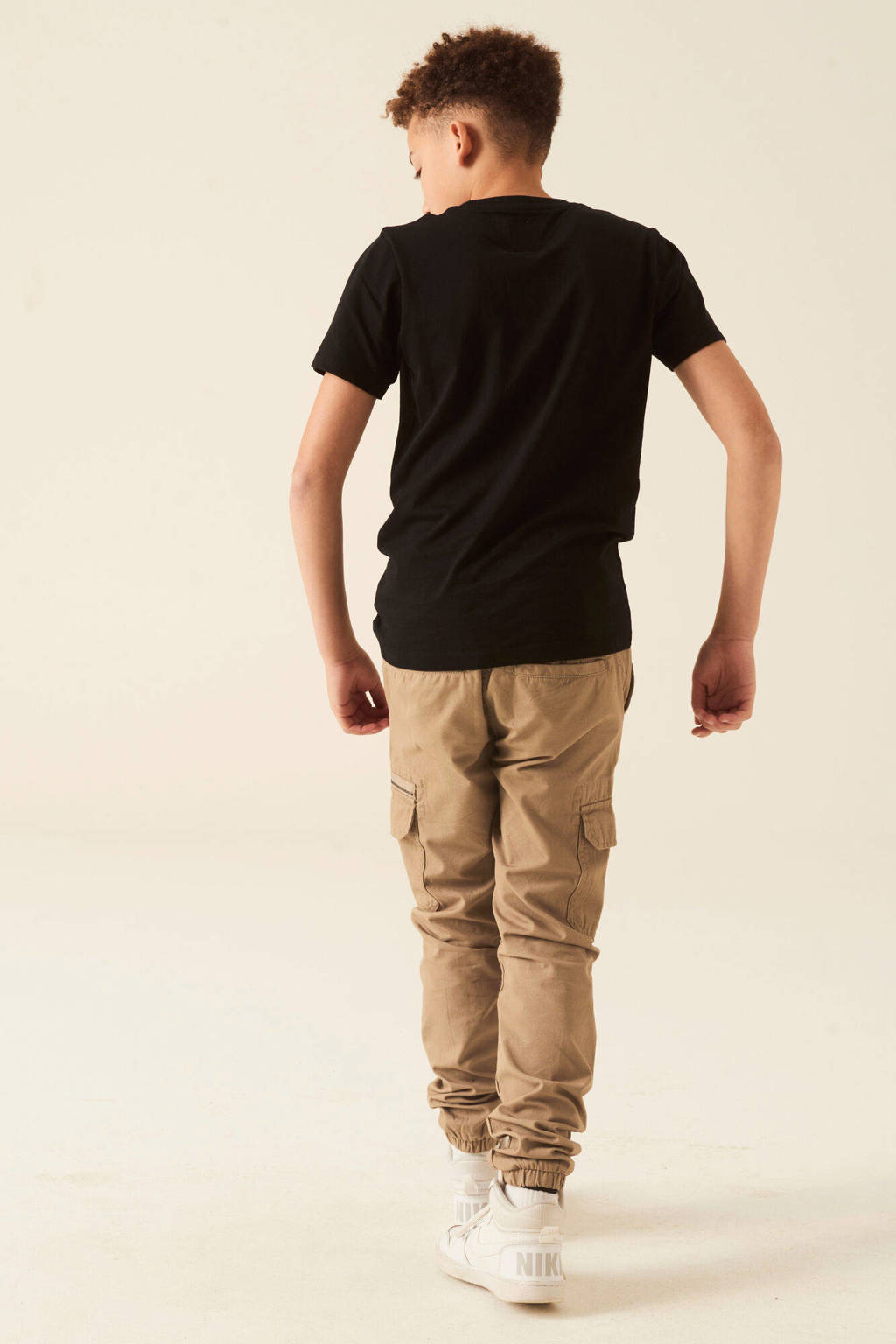 Garcia regular fit cargobroek beige