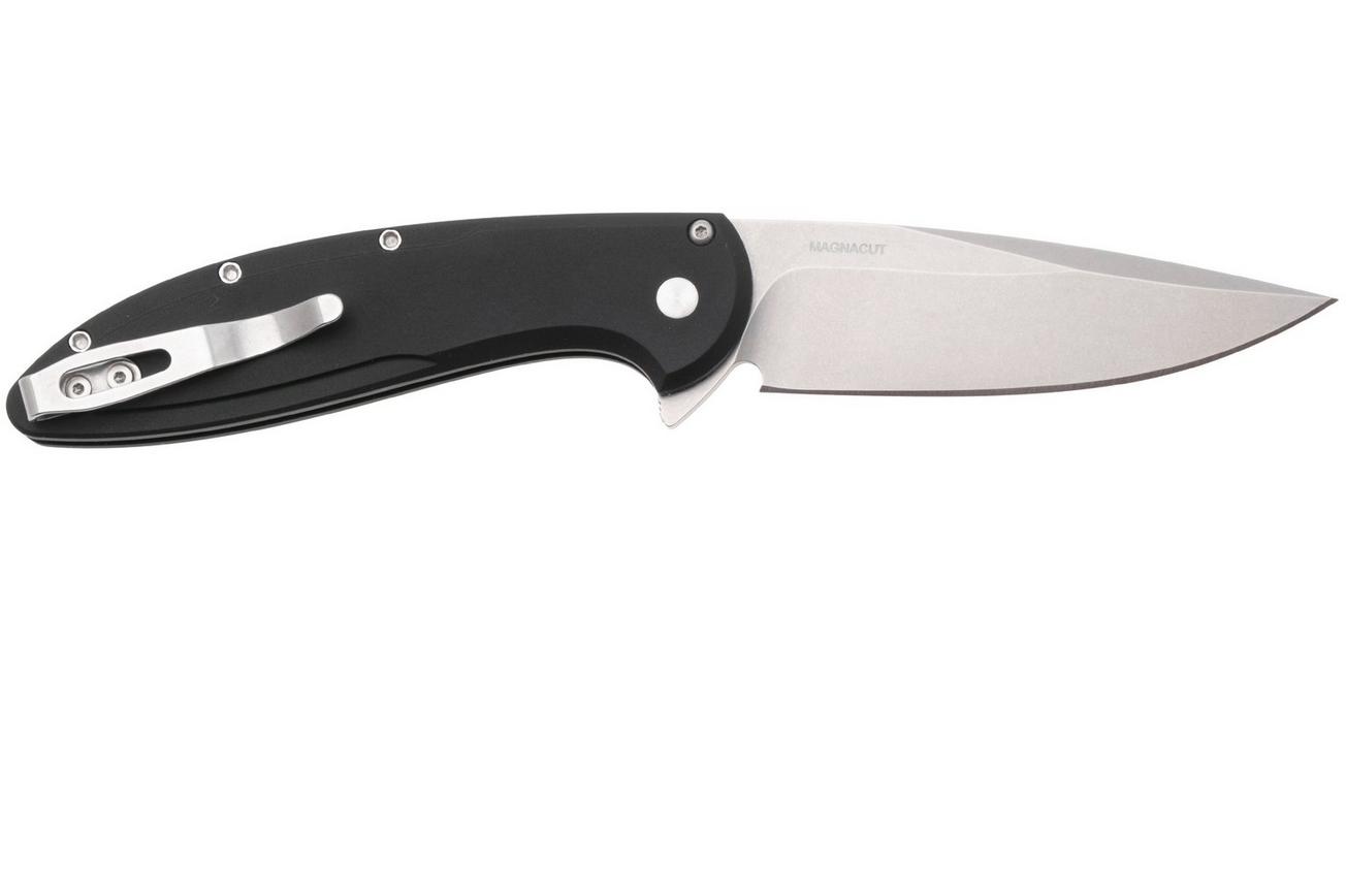 Pro-Tech Cambria 2 CF2101-LTD-TC-RED, Stonewashed CPM MagnaCut, Black Aluminum Techno Carbo Red Inlay, zakmes
