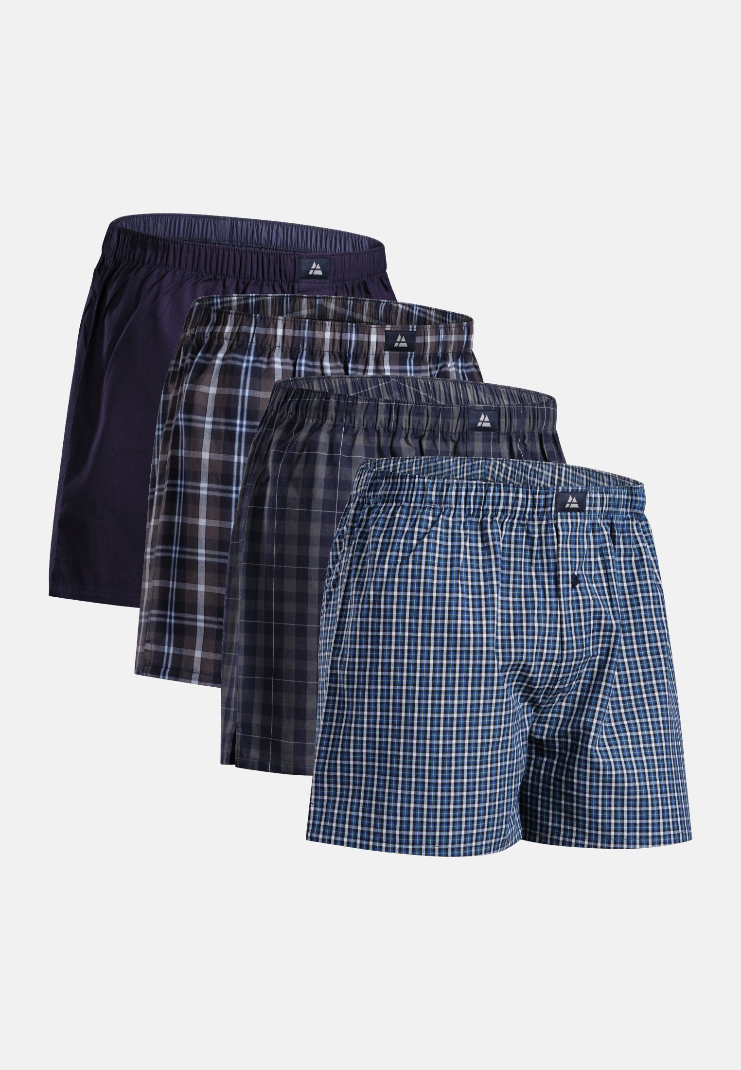 BOXERSHORTS I VÆVET ØKOLOGISK BOMULD