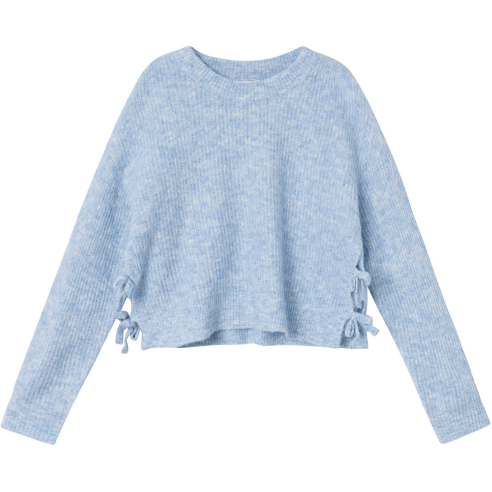 Køb Name It Dusty Blue Linnea Loose Kort Strik