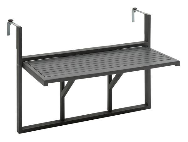 Dehner Balkonhängetisch, ca. B90/H65/T41,7 cm