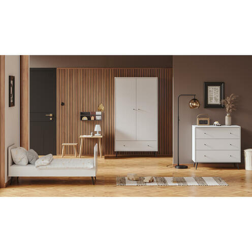 Commode 3 tiroirs BLANCA Blanc - VOX