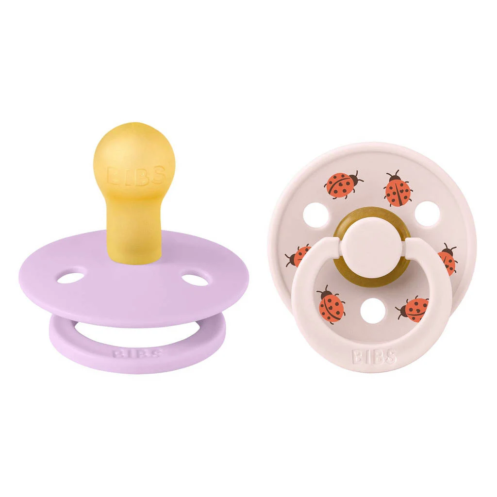 BIBS Studio Colour Studio Colour Ladybug - Maat 1 - Violet Sky Mix (2 stuks)
