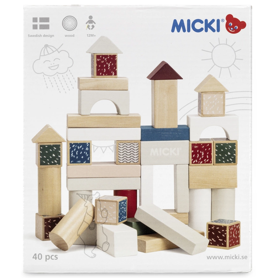 Micki Bauklötze 40 Stück