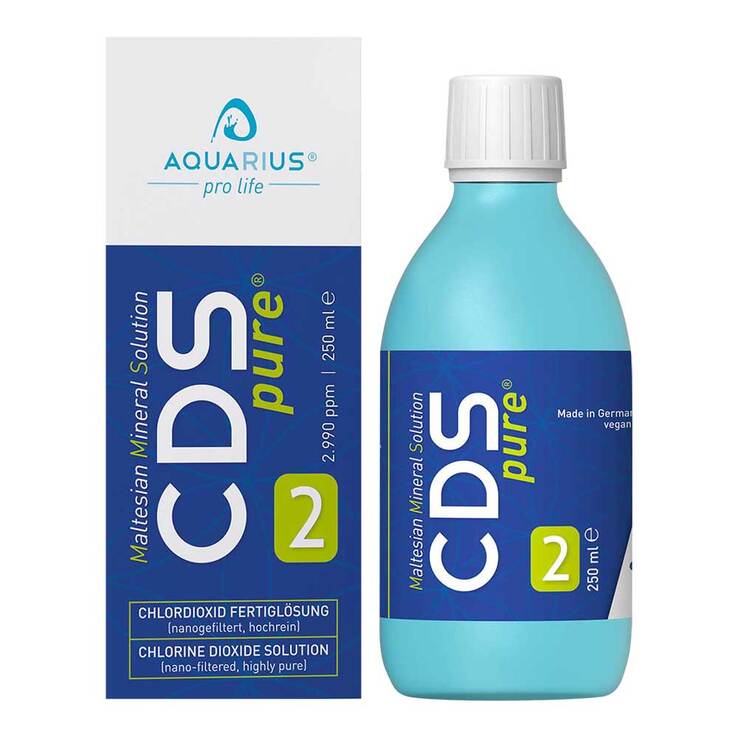 Aquarius pro life M.M.S. No. 2 CDSpure Glas Flasche, 250 ml