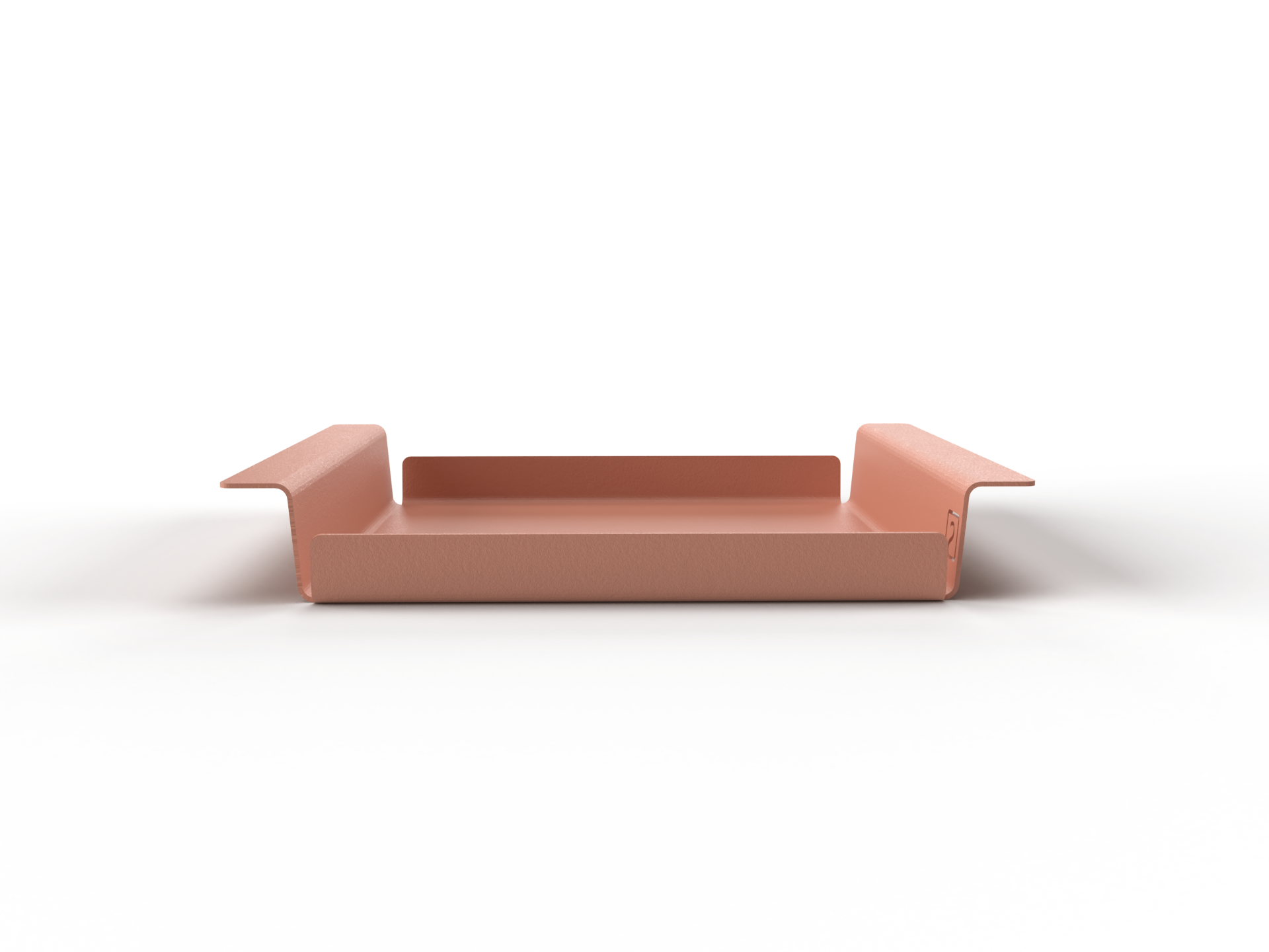 Dienblad Small - Fliptray - 34 x 28 x 5 cm Dienblad Small Beigerood - Flip Tray