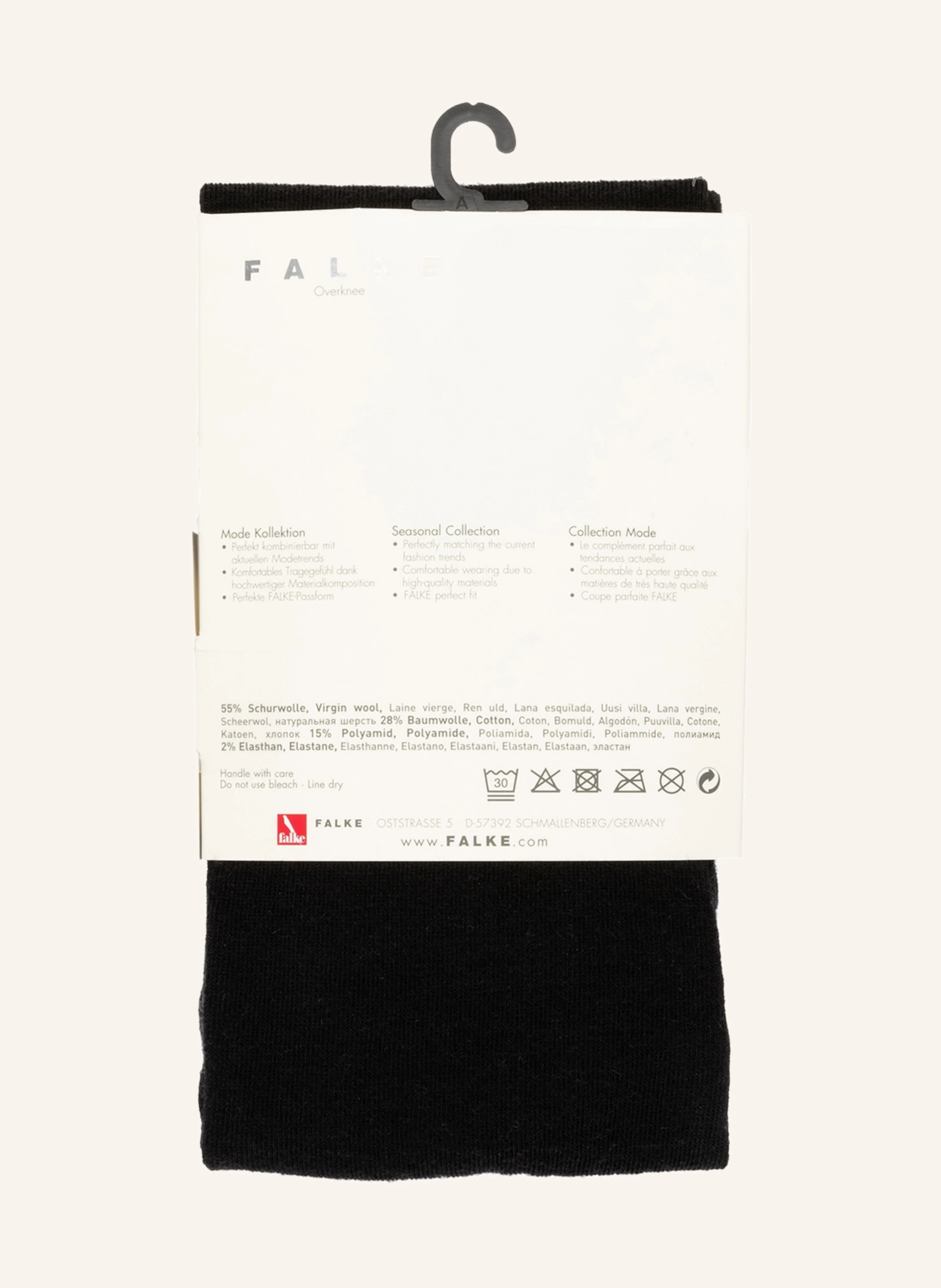 FALKE Overknee-Strümpfe STRIGGINGS mit Merinowolle