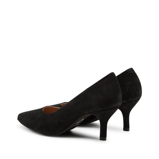 Pavement Willa Højhælede Sko, Black Suede, 38