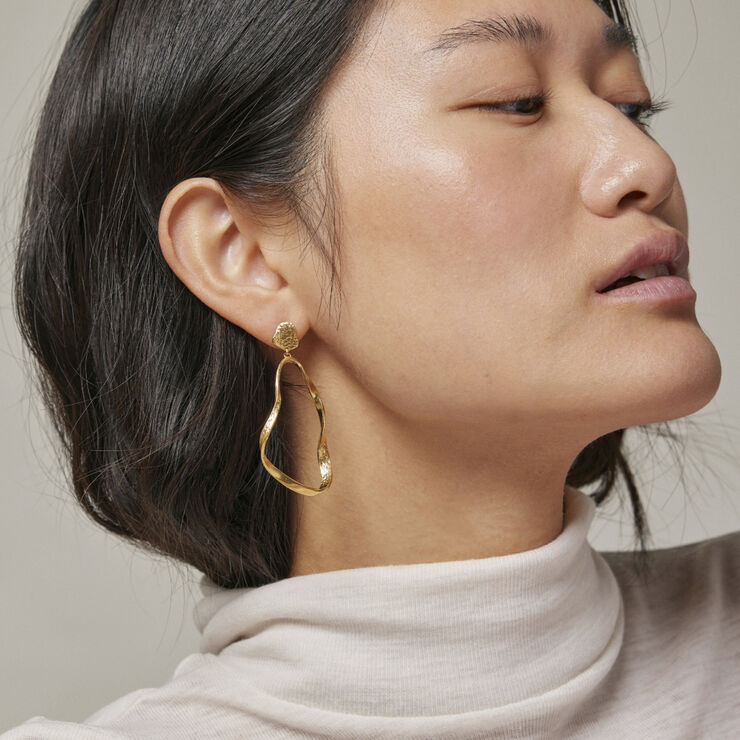 ENAMEL Copenhagen Earring, Aloma Large 925s/gp/m