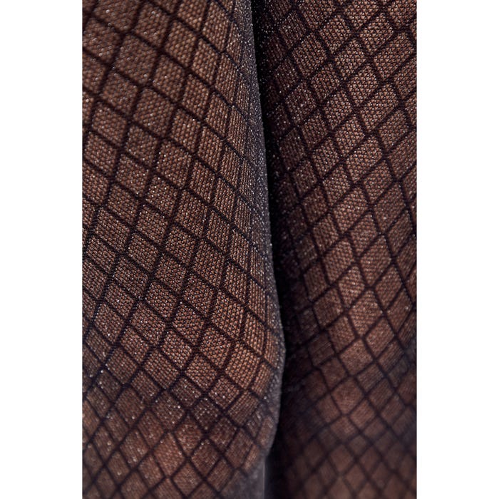 Emilio Cavallini-Lurex panty met diamantmotief