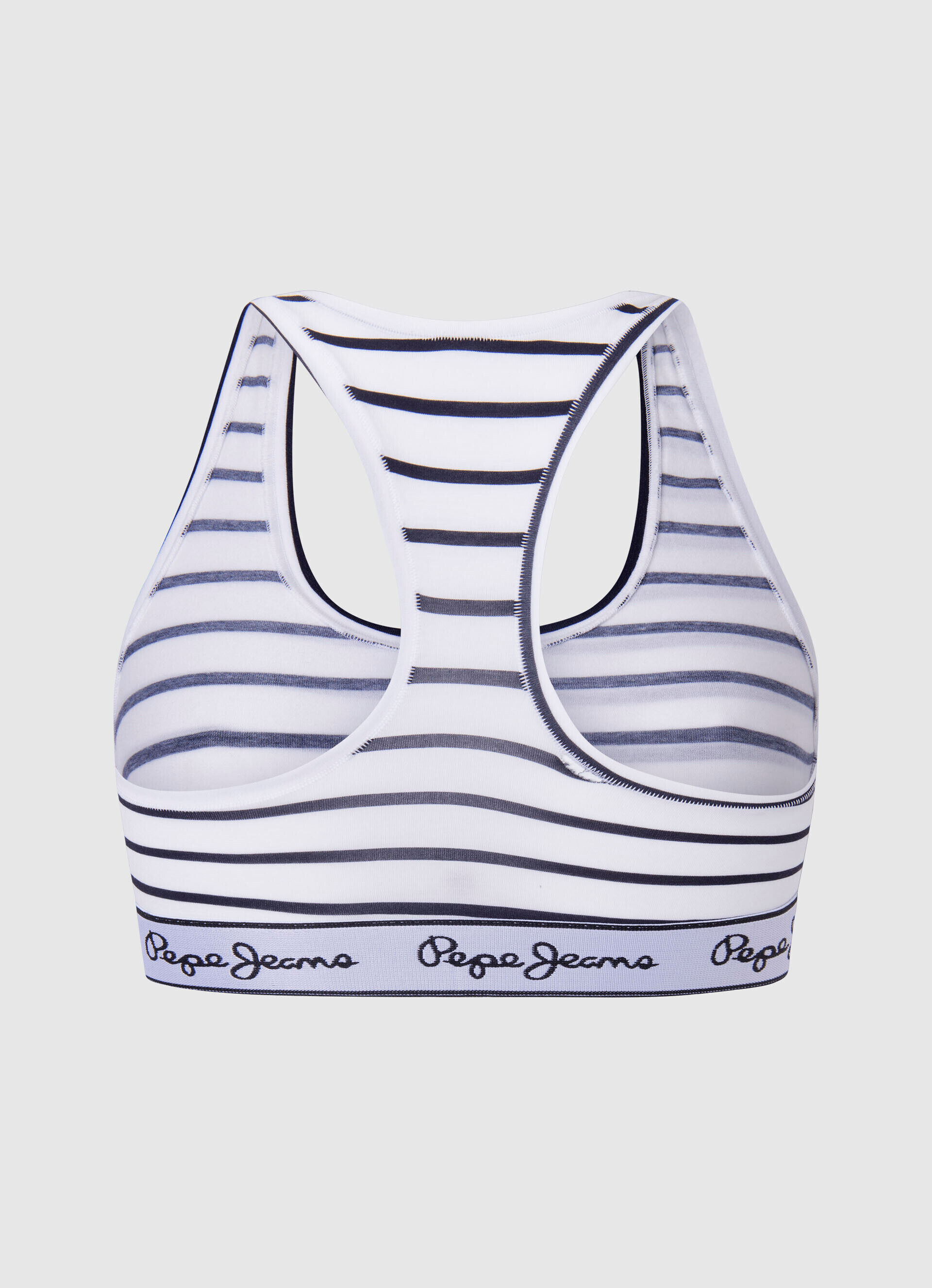 Sutiã esportivo STRIPES RB - azul marinho