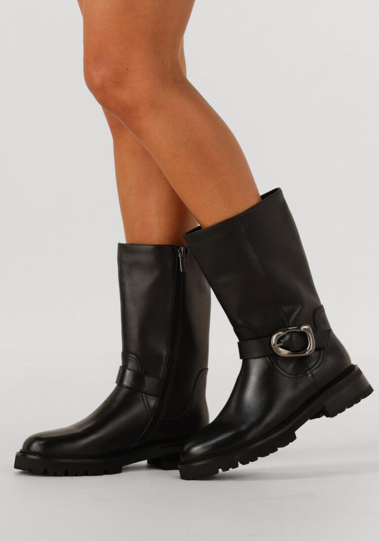 zwarte stefano lauran biker boots pe2052