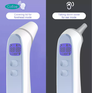 Cofoe Digitale Thermometer Infrarood Voorhoofd & Oor KF-HW-004 1ST