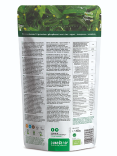 Purasana Vegan Chlorella Raw Powder 200GR