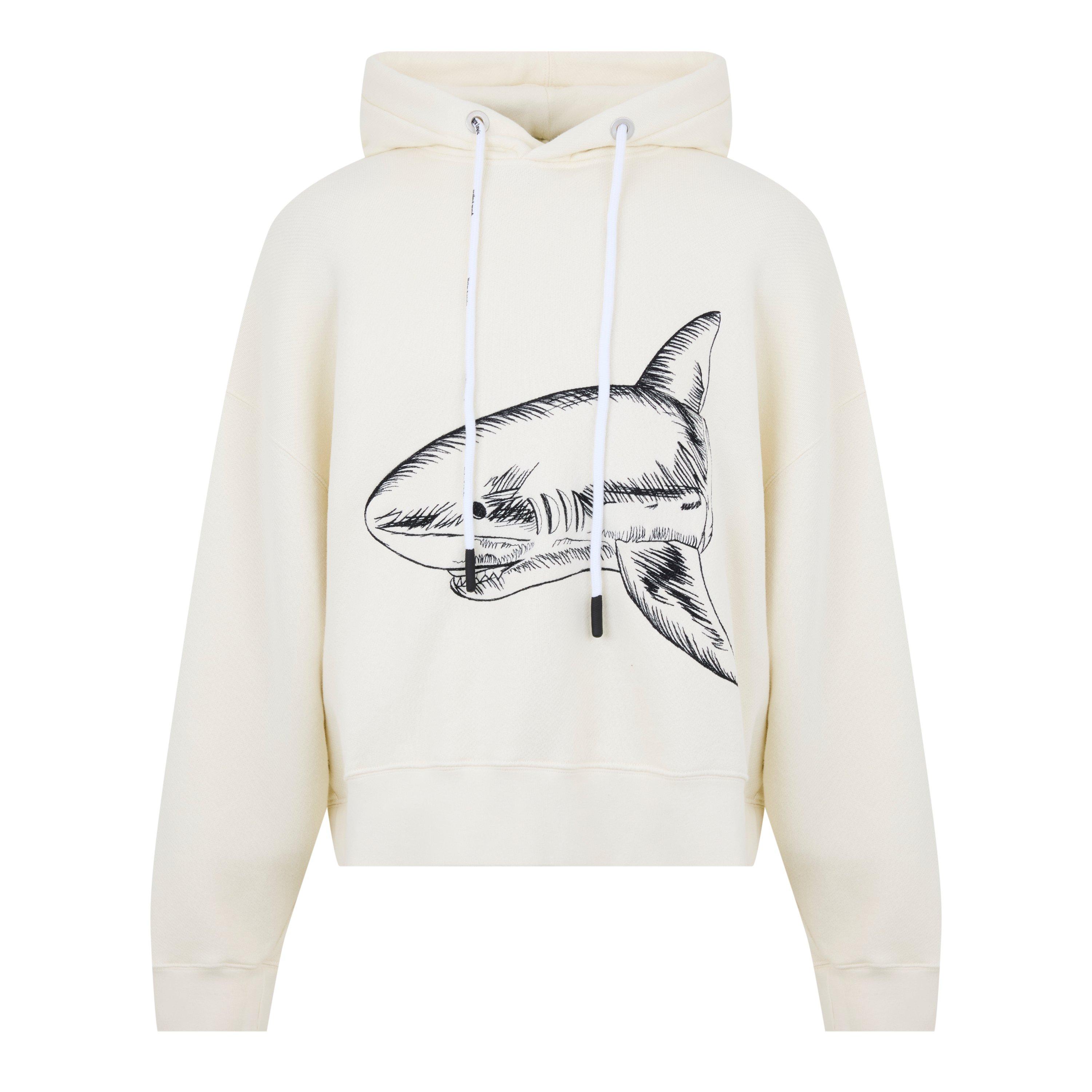 Palm Angels Shark Print Hoodie