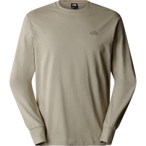 T-shirt THE NORTH FACE NATURAL DYE L/S TEE CLAY GREY NATURAL DYE