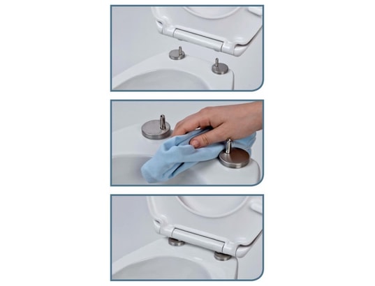 SCHUTTE - Schütte siège de toilette avec fermeture en douceur duroplas...
