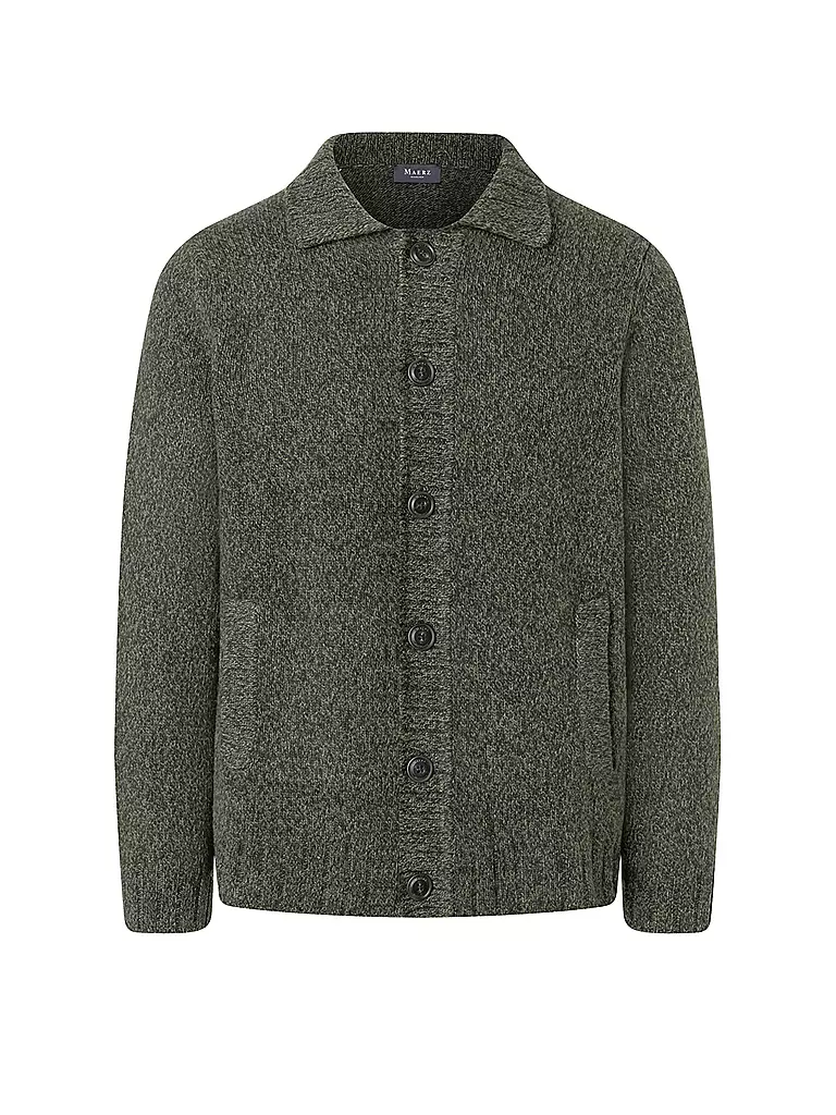 MAERZ Strickjacke dunkelgrün