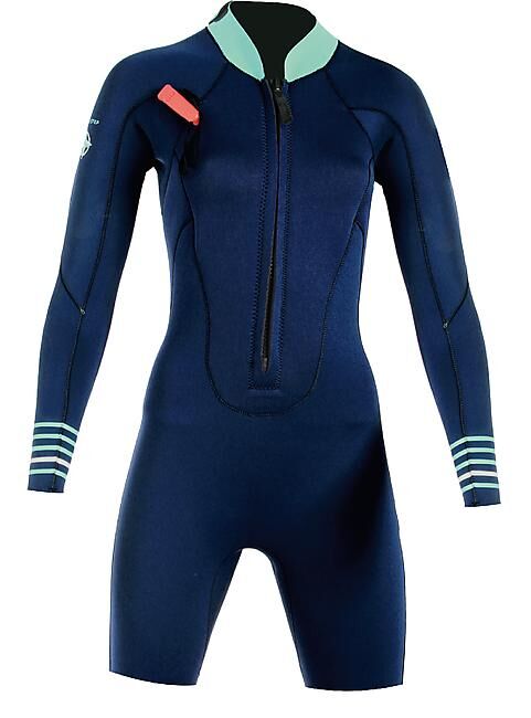 OCEAN STEP - SHORTY DE LONGECOTE 2/2 OPT DUAL ZIP MANCHES LONG