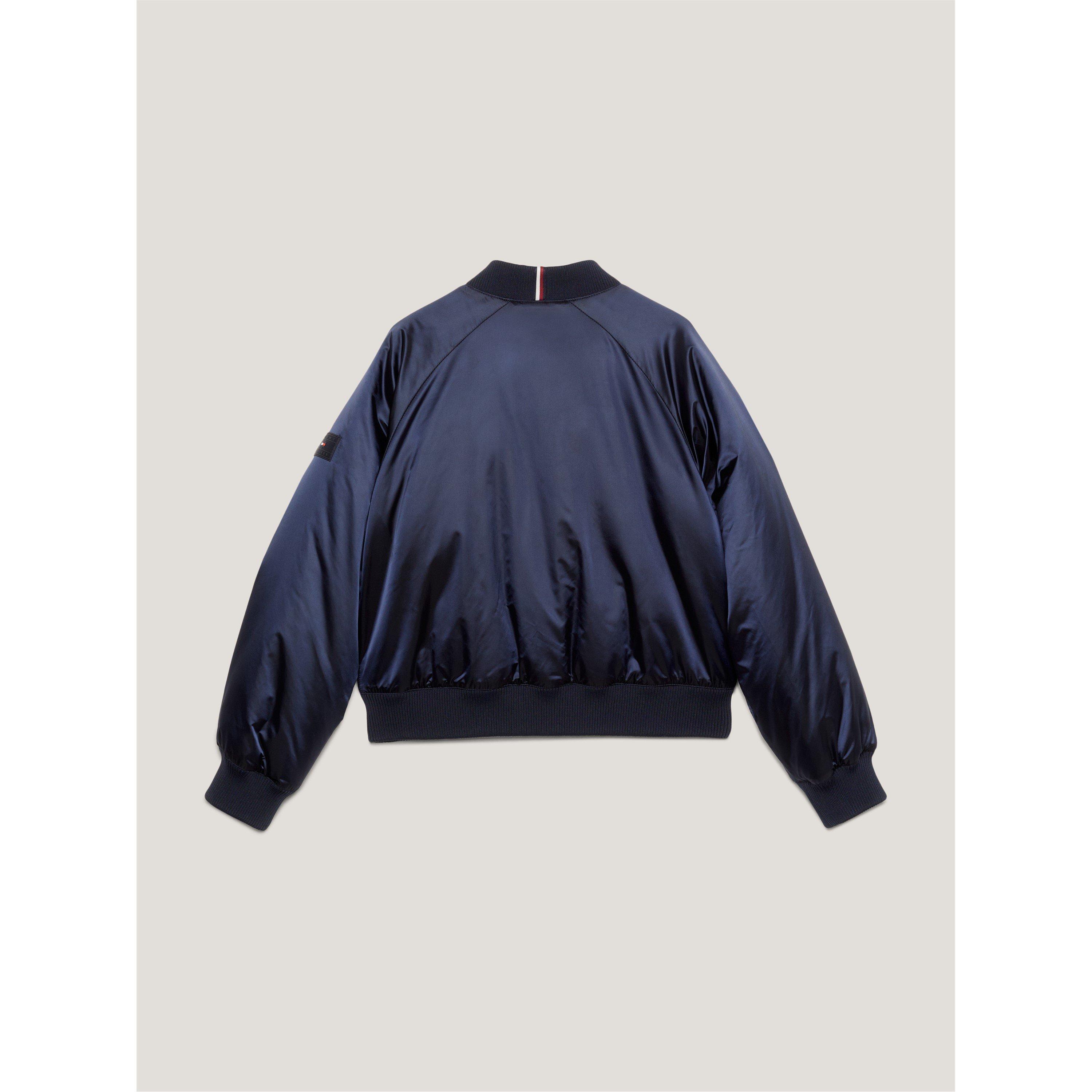 Tommy Hilfiger Junior Essential Oversized High Shine Bomber Jacket