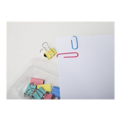 Exacompta Iderama - Kit de 58 attaches (pince-notes, trombones et punaise - couleurs pastels assorties
