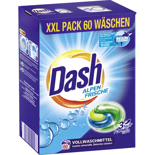 Alpen Frische Vollwaschmittel 3in1 CAPS 60 WL