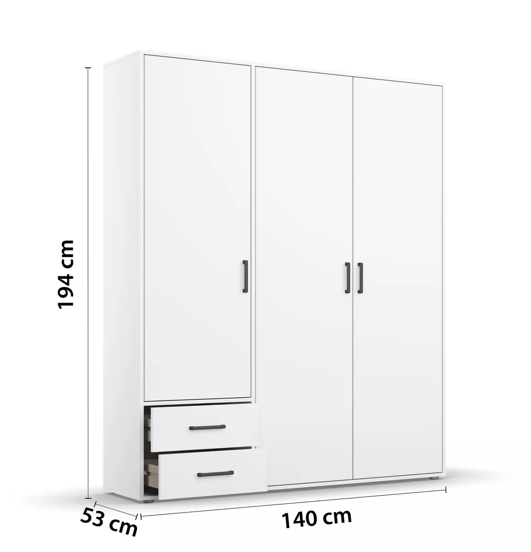 Kleiderschrank Voyager 140 x 194 cm