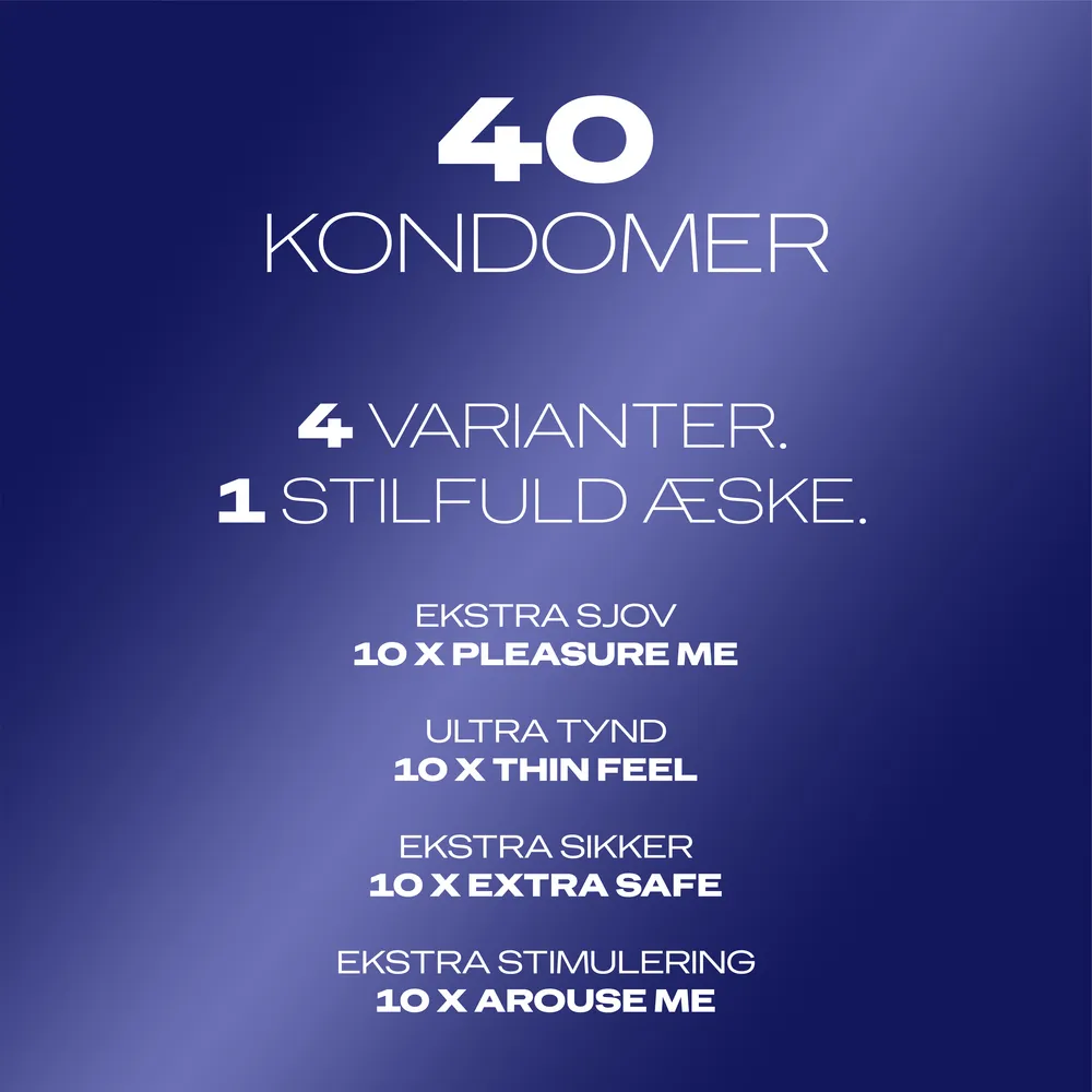 Durex Surprise Me kondomer - 40 stk.