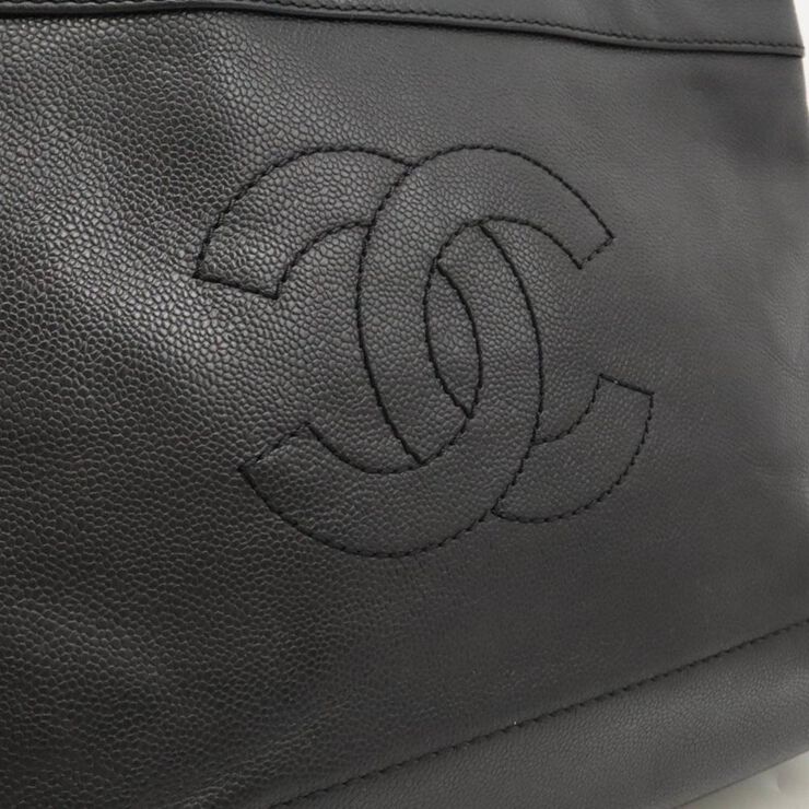 Chanel Vintage Chanel Sports Cc Logo Black