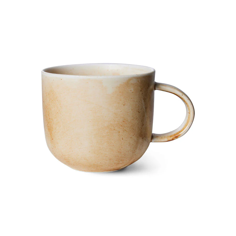 HKliving  Chef ceramics krus - Creme/brun