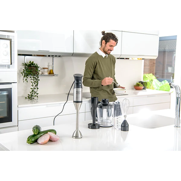 Mixeur plongeant acier inoxydable 1200 W 1L Taurus