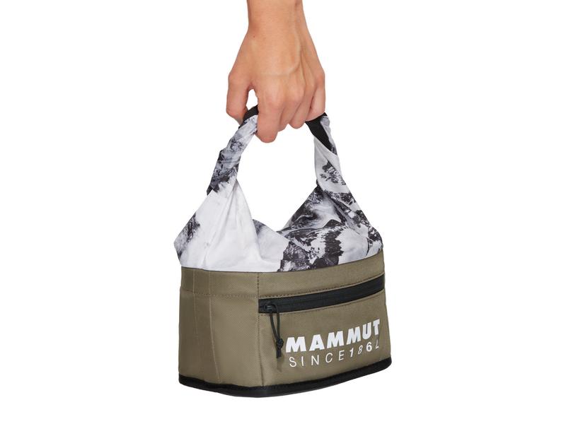 MAMMUT Boulder Chalk Bag Dark Clay Faltbarer Chalk-Bag mit Rollverschluss