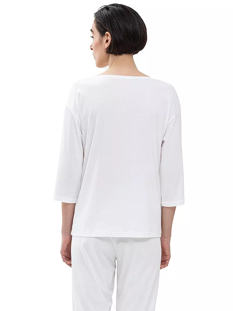 MEY Pyjamashirt weiss