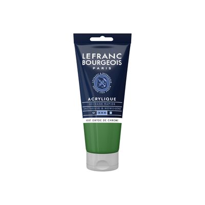 Lefranc Bourgeois - Peinture acrylique - vert oxyde de chrome - 80 ml