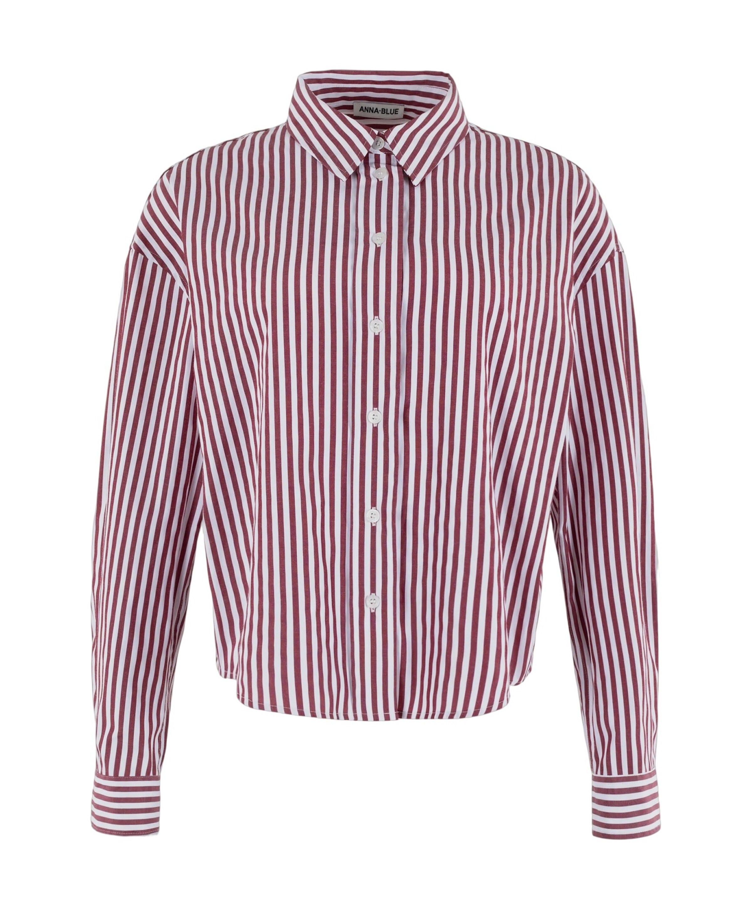 Anna Blue Dames blouse bordeaux