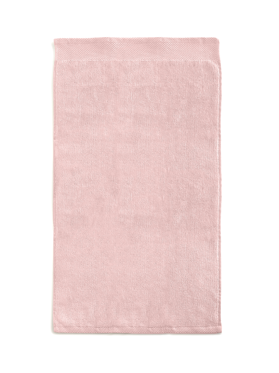 LINNICKVelours Handdoek  Katoen 60x110cm - light pink - Set van 6